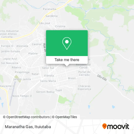 Maranatha Gas map
