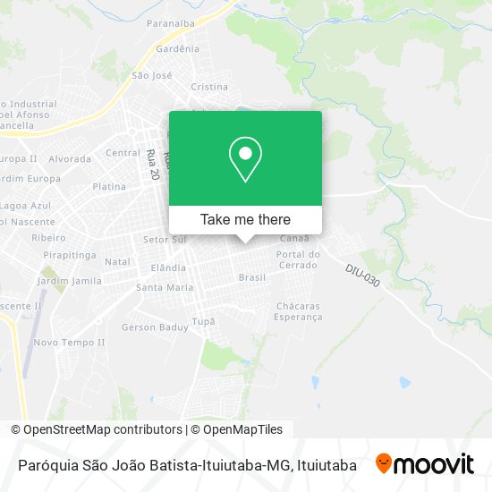 Paróquia São João Batista-Ituiutaba-MG map