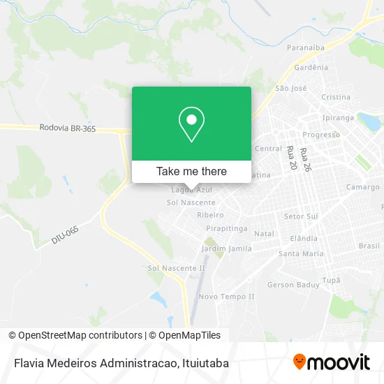 Flavia Medeiros Administracao map