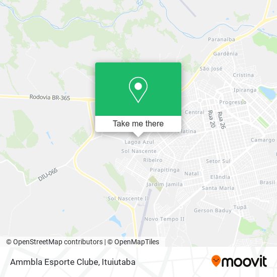 Mapa Ammbla Esporte Clube