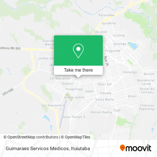 Guimaraes Servicos Medicos map