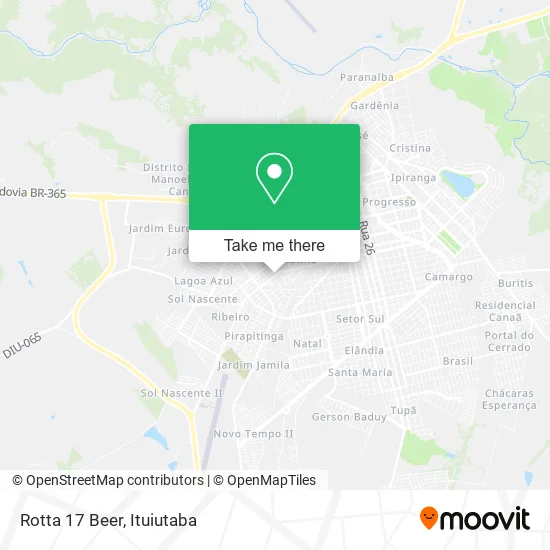 Rotta 17 Beer map