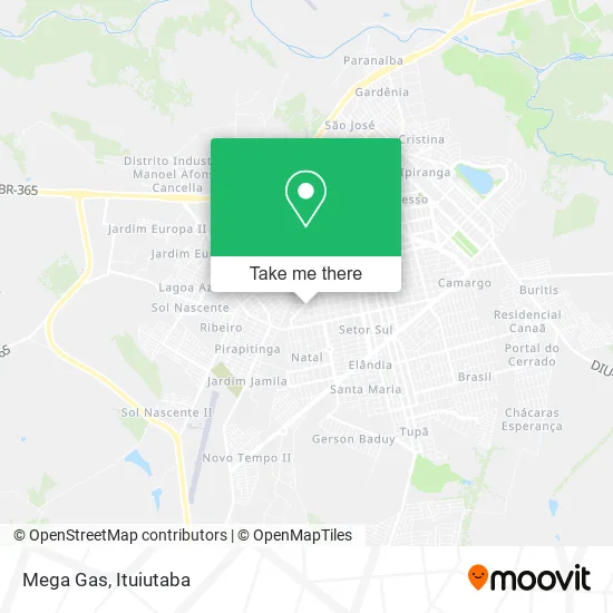 Mega Gas map