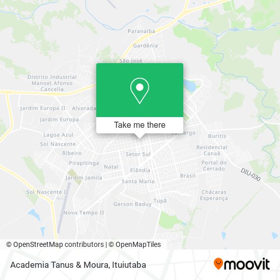 Academia Tanus & Moura map