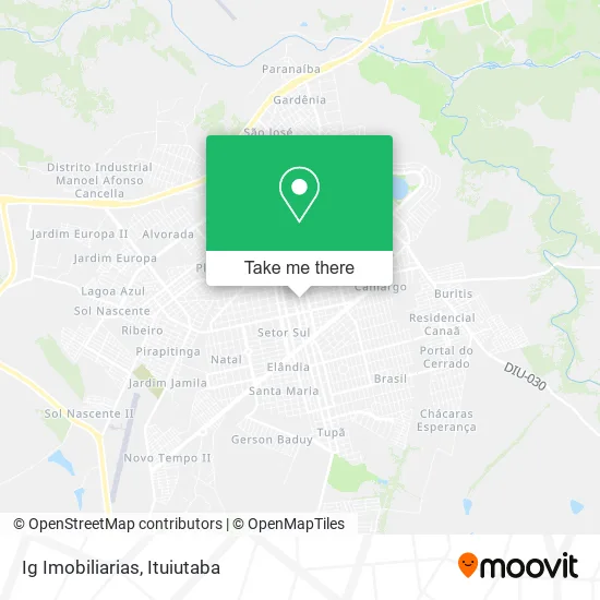 Ig Imobiliarias map