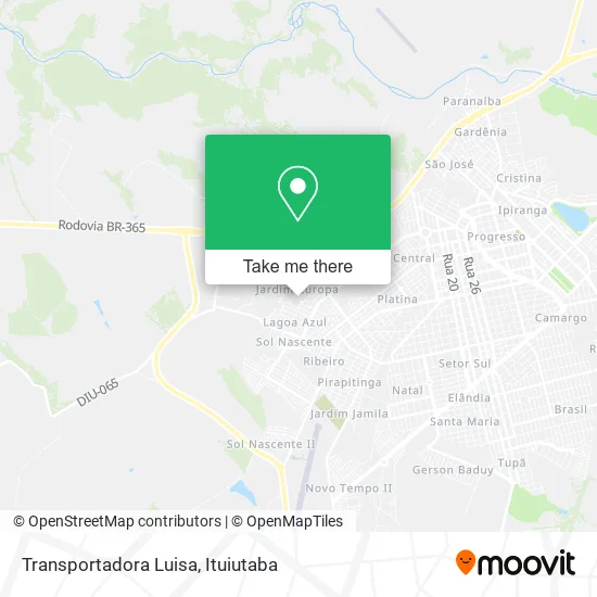 Transportadora Luisa map