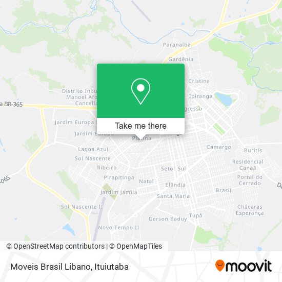 Moveis Brasil Libano map