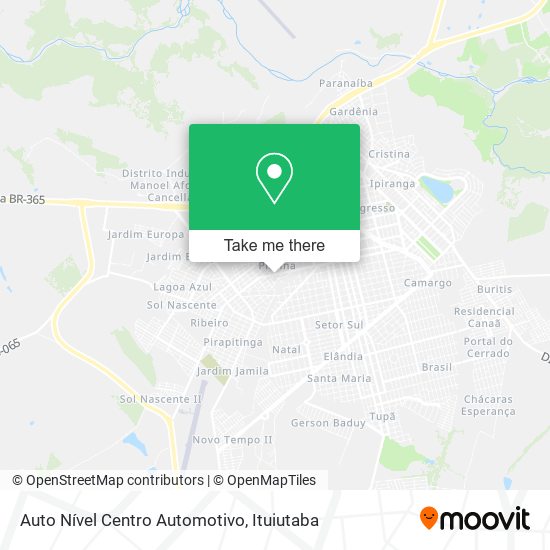 Auto Nível Centro Automotivo map