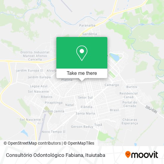 Mapa Consultório Odontológico Fabiana