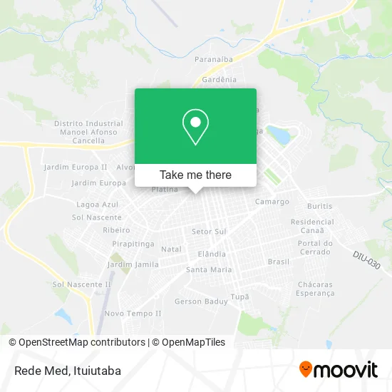 Rede Med map