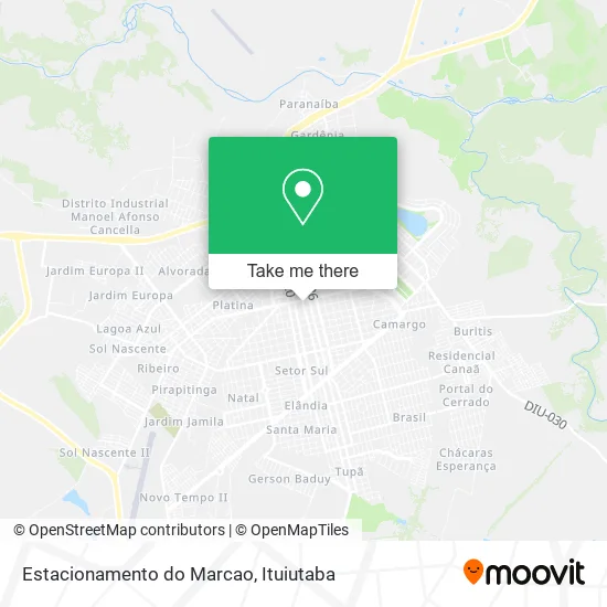 Estacionamento do Marcao map