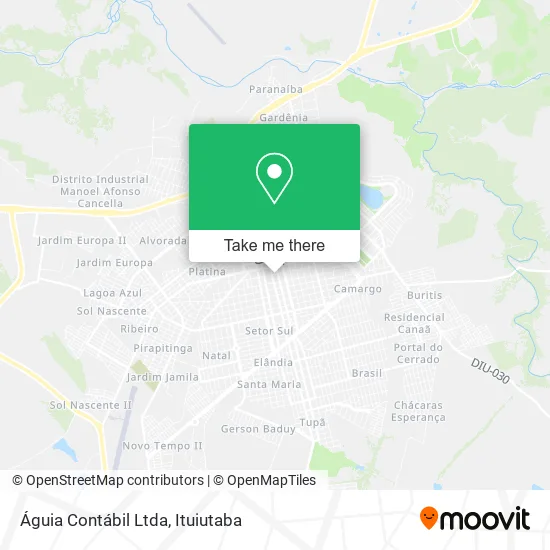 Águia Contábil Ltda map