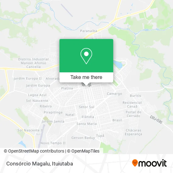 Consórcio Magalu map
