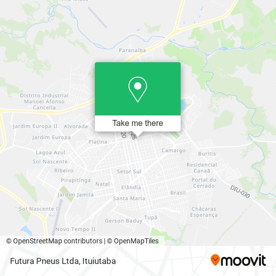 Mapa Futura Pneus Ltda