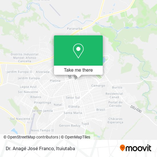 Mapa Dr. Anagé José Franco