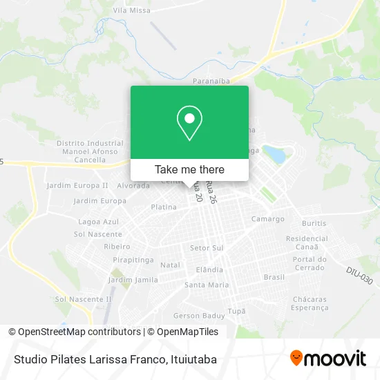 Studio Pilates Larissa Franco map