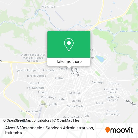 Alves & Vasconcelos Servicos Administrativos map