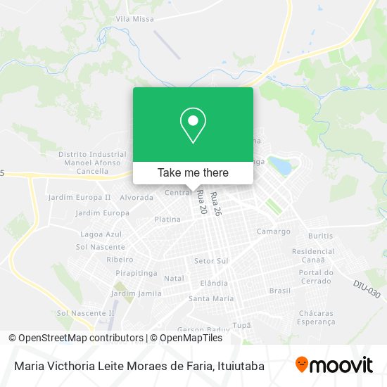 Mapa Maria Victhoria Leite Moraes de Faria