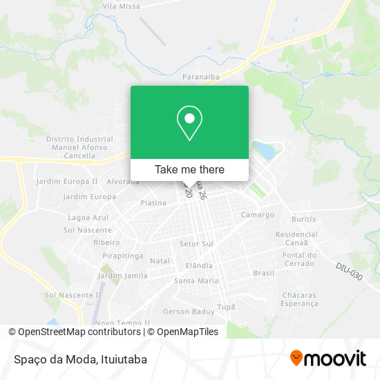 Spaço da Moda map