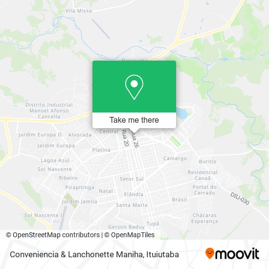 Conveniencia & Lanchonette Maniha map