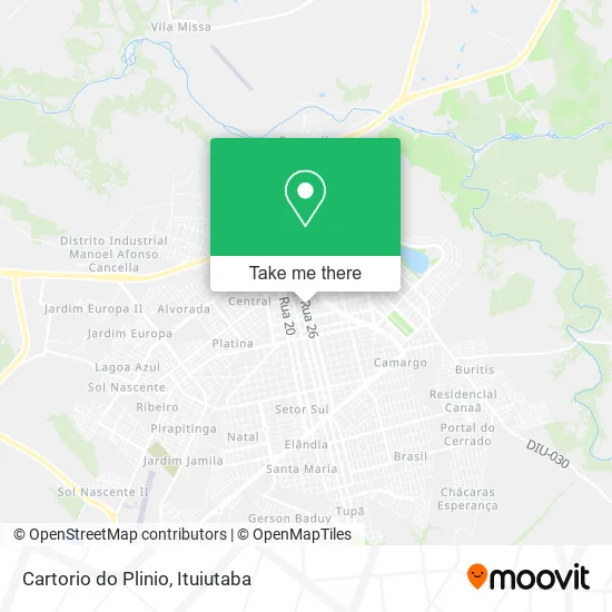 Cartorio do Plinio map