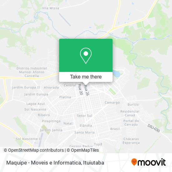 Maquipe - Moveis e Informatica map