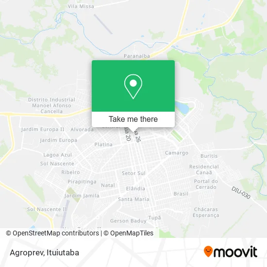 Agroprev map