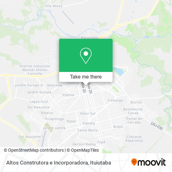 Altos Construtora e Incorporadora map