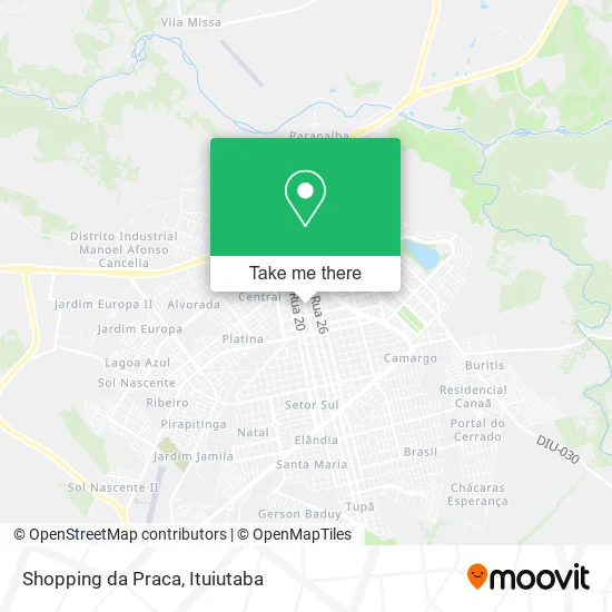 Shopping da Praca map