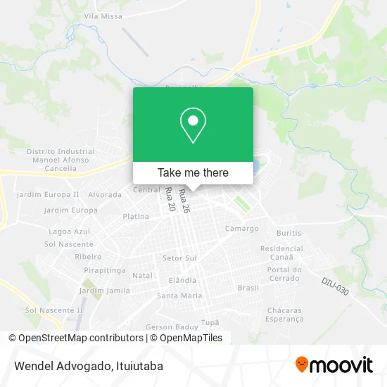 Wendel Advogado map