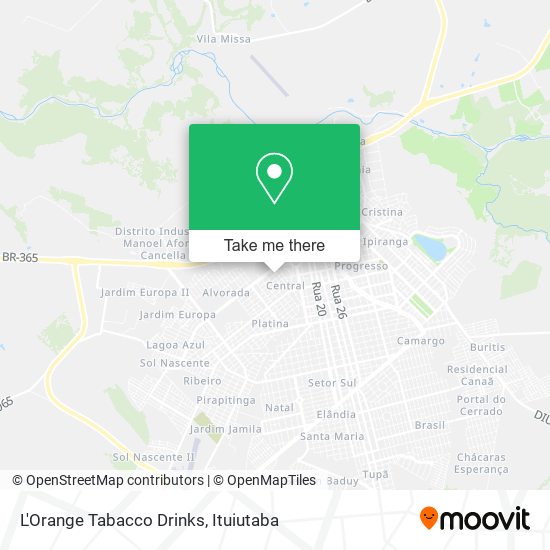 L'Orange Tabacco Drinks map