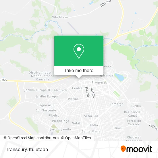 Transcury map