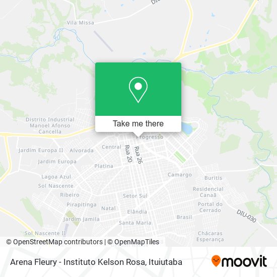 Arena Fleury - Instituto Kelson Rosa map