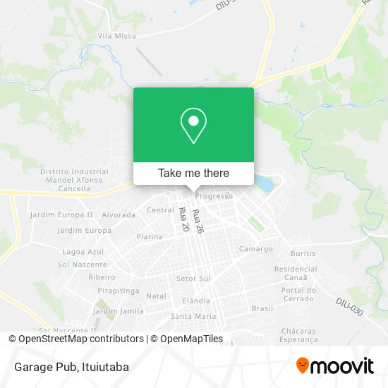 Garage Pub map
