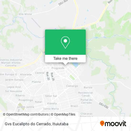 Gvs Eucalipto do Cerrado map