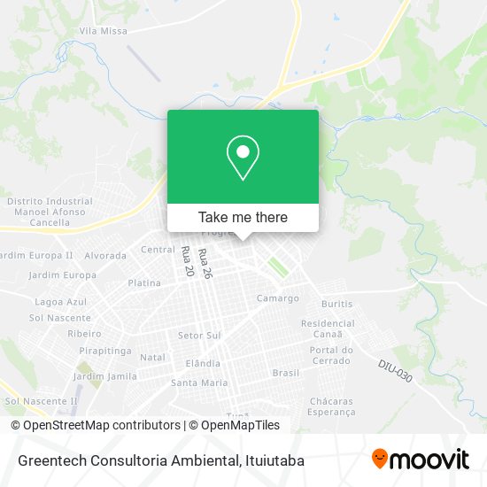 Mapa Greentech Consultoria Ambiental