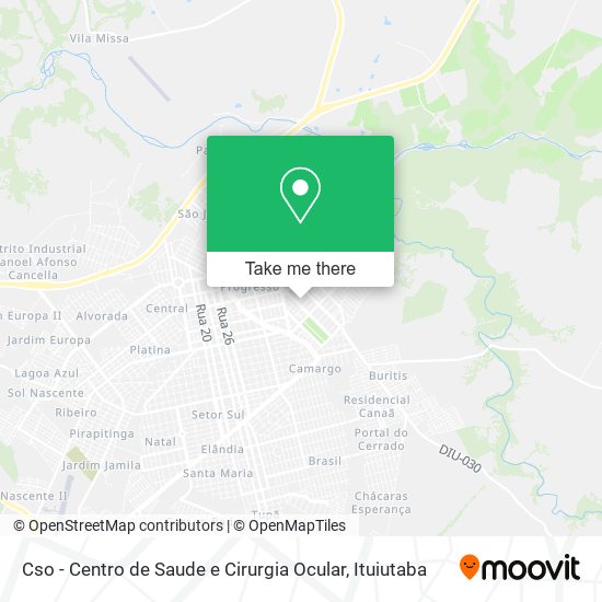 Cso - Centro de Saude e Cirurgia Ocular map
