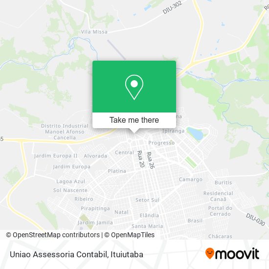 Mapa Uniao Assessoria Contabil