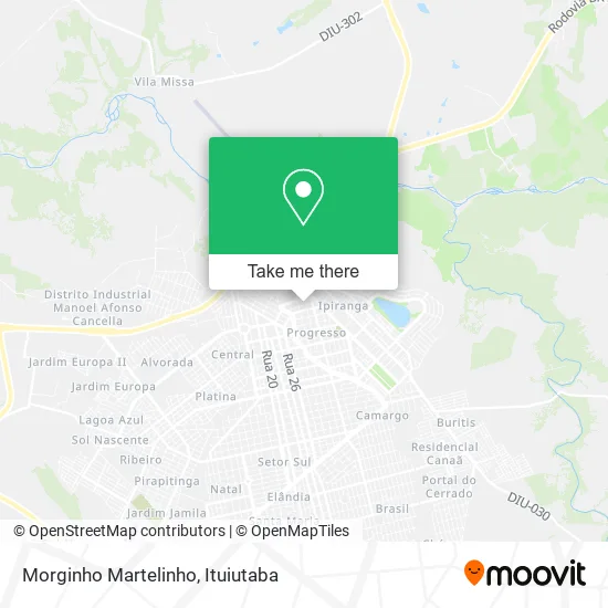 Morginho Martelinho map