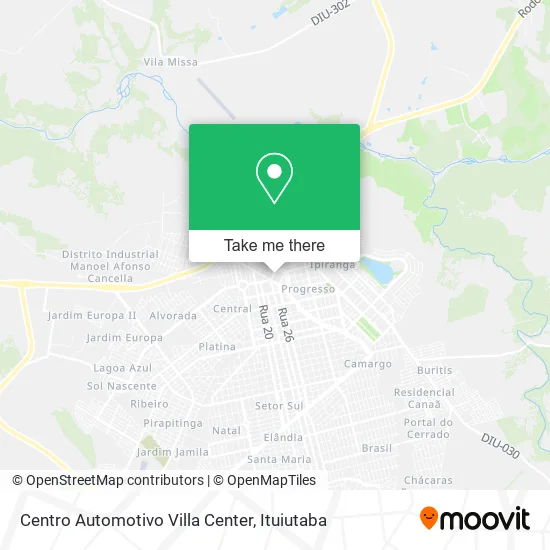 Centro Automotivo Villa Center map
