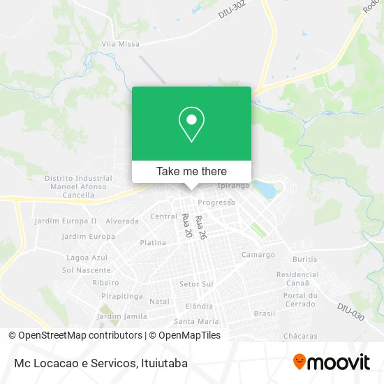 Mc Locacao e Servicos map
