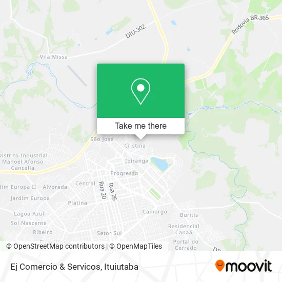 Ej Comercio & Servicos map