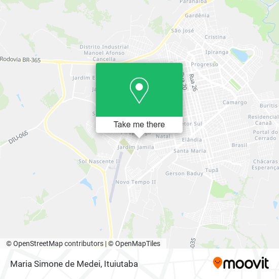 Maria Simone de Medei map