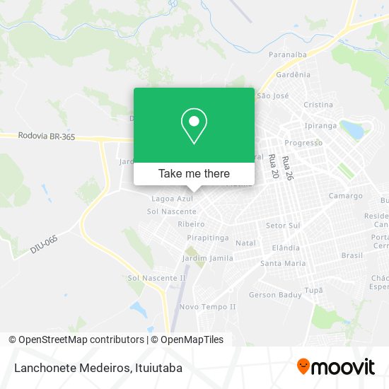 Lanchonete Medeiros map