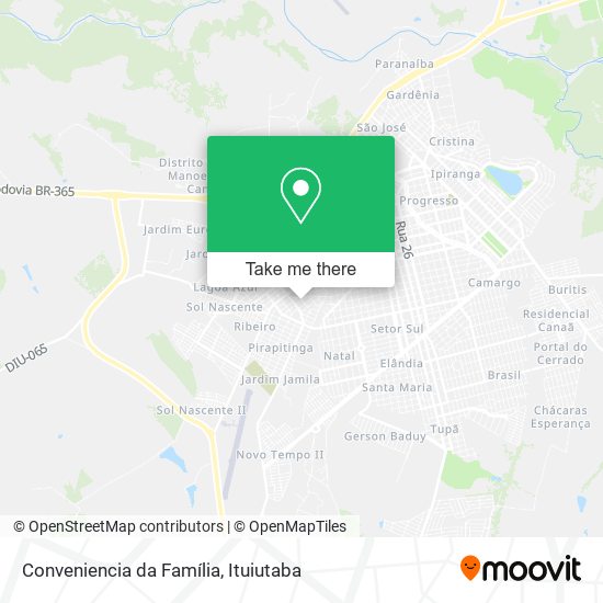 Conveniencia da Família map