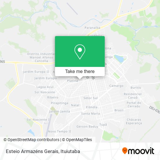 Esteio Armazéns Gerais map