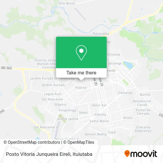 Posto Vitoria Junqueira Eireli map