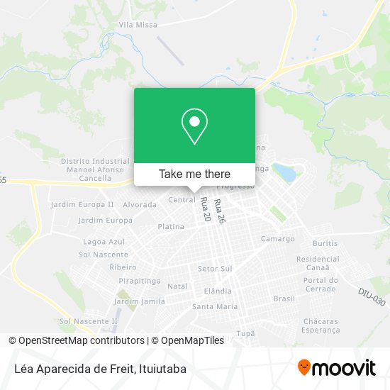 Léa Aparecida de Freit map