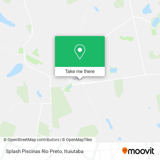 Splash Piscinas Rio Preto map