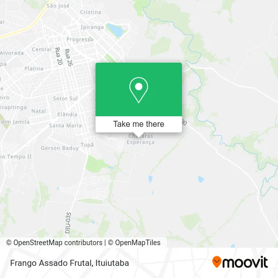 Frango Assado Frutal map